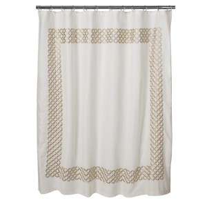   Classic Hotel with Embroidery Shower Curtain 72 x 72 NIP  