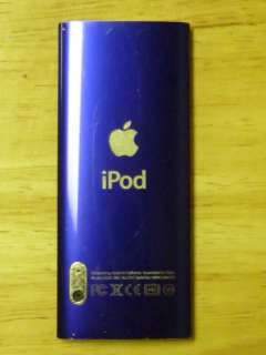 Apple iPod Nano 8GB 5th Generation Camera A1320 PURPLE  