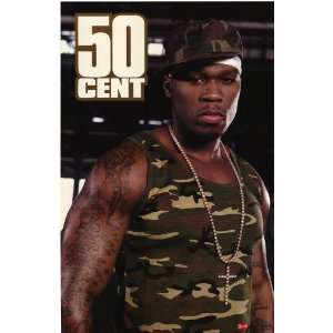  50 Cent   Music Poster   22 x 34