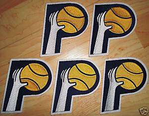 ABA / NBA VINTAGE Indiana Pacers Patches Set of 5 SEWN  