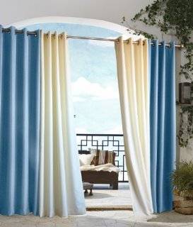 Outdoor decor Gazebo Indoor Outdoor Window Panels, 50 by 96, Blue