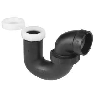 NIBCO 5893 Series ABS DWV Pipe Fitting, Trap, 1 1/2 Hub x Slip Joint 