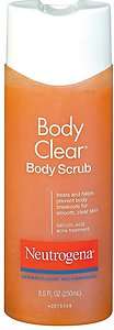   Body Clear Body Scrub Acne Treatment   8.5Oz 070501070000  