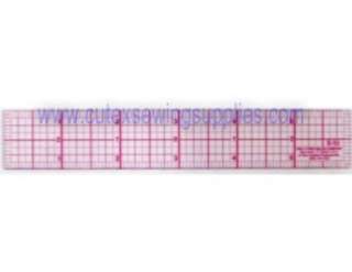 THRU CLEAR PLASTIC GRAPH RULER 6 INCHES #B 50  