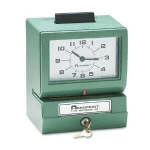  Acroprint  Model 125 Analog Manual Print Time Clock with 