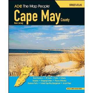  ADC The Map People 307213 Cape May County NJ Atlas Sports 