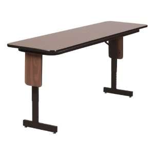  Panel Leg Training Table Adjustable Height 24 W x 96 L 