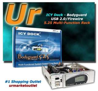 ICY Dock USB 2.0 Firewire 5.25 Multi Function HD Rack  