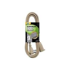  Air Conditioner Extension Cord, 14/3 x 9 Beige