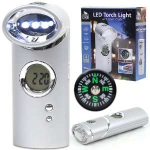  Journeys Edge LED Torch Light w/ Alarm Clock   Lighting 