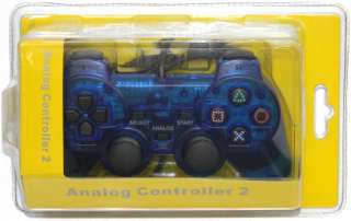 Blue Game Controller Joypad for Sony Playstation 2 PS2  