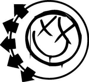 Blink 182 alternative rock band logo vinyl sticker 479  