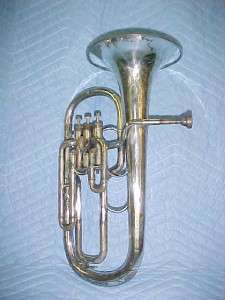   Salvation Army The Trumph Alto Horn Good Playing Condition  