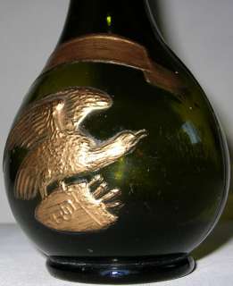   Rheinstrom Distilleries Green WHISKEY Bottle AMERICAN EAGLE  