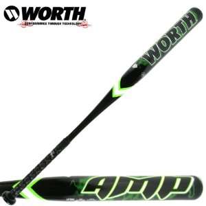 Worth AMP V Stripe SBAMPV Slowpitch Softball Bat 34/30  