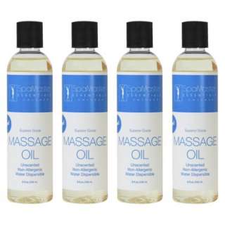 Unscented Massage Oil 4 pk.   8 ozOpens in a new window