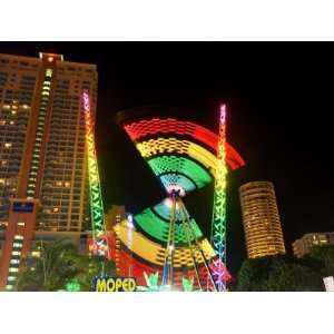 Amusement Park at Night, Surfers Paradise, Gold Coast, Queensland 