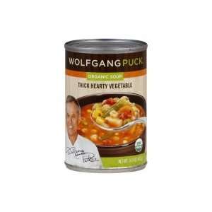 Wolfgang Puck Soup, Organic, Thick Hearty Vegetable, 14.5 oz, (pack of 