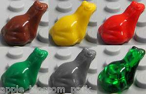   Lego Set of 6 Different Color FROGS   Minifig Pet Toad Animal NEW