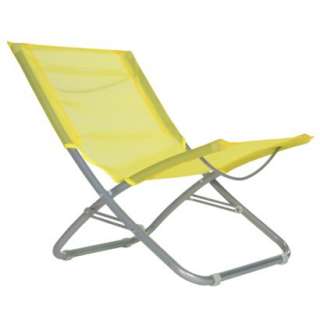 Sol Lite Folding Beach Chair   Yellow.Opens in a new window