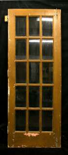 64x80 Antique French Entry Doors 15 Wavy Glass Lites  