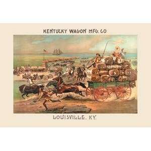  Vintage Art Kentucky Wagon Manufacturing Company   Giclee 