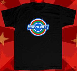 Vintage Skateboard Kryptonics Wheels Tshirt BLK Round  