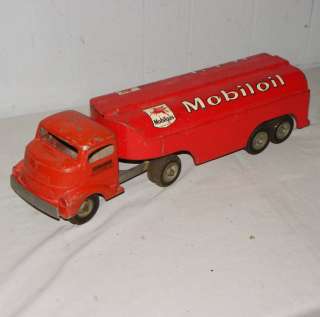 Antique Smith Miller Mobil Gas Advertising Toy Gasoline Truck  