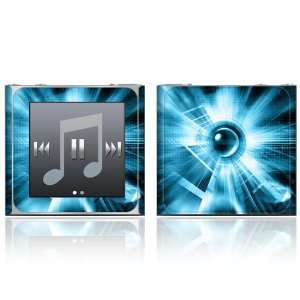  Apple iPod Nano (6th Gen) Skin Decal Sticker   Abstract Blue 