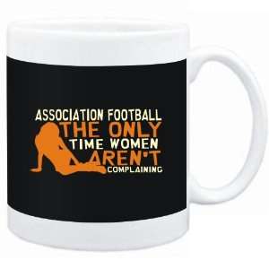  Mug Black  Association Football  THE ONLY TIME WOMEN ARENÂ 