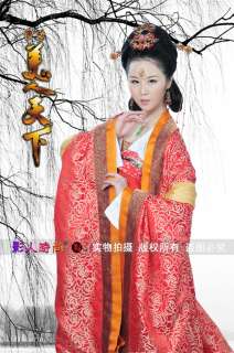 Custom made Chinese brocade with satin Hanfu Dress  