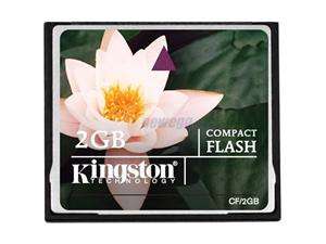    Kingston 2GB Compact Flash (CF) Flash Card Model CF/2GB