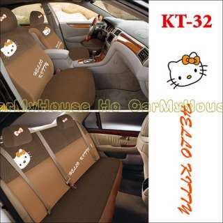 Hello Kitty Thick Car Seat Cover Set 10 pcs KT32  