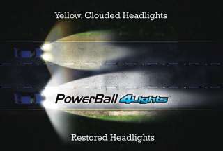    Mothers PowerBall 4Lights Headlight Restoration Kit Automotive
