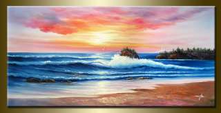 Wangke Western Seascape oil painting bestbid_shop F67  