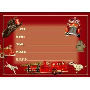   Mia Firefighter Birthday Party Invitations Party Pack   8 cards Baby