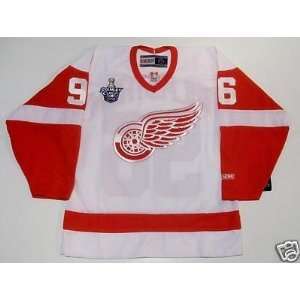  Tomas Holmstrom Detroit Red Wings Jersey 08 Cup Patch   X 