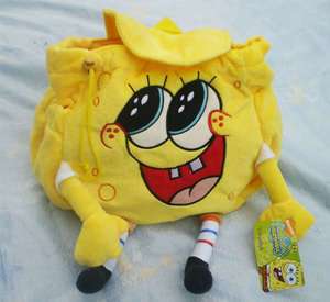   Yellow SpongeBob SquarePants children Backpack kids book bag  