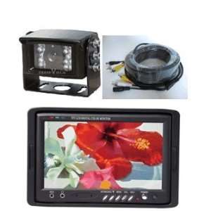  7 Color TFT LCD Monitor and CCD Rear View Backup Camera 