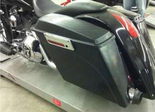 Hard extended SADDL Harley HD Stretched ABS bags  