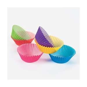  Bright Colored Baking Cups (100 Pcs)   Bulk [Toy 