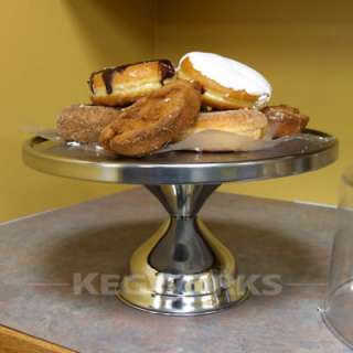   Steel Cake Stand   Dessert, Baked Goods Tray 812944004989  