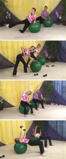 Exercise Ball 2 DVDs 4 sessions 4 Fitness & more  