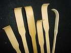 Lot of 6 wooden bamboo back scratchers 18 long NEW  w