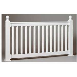  T Rail Section With Square Baluster, 6 TAN SQ COL TOP 