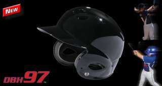Diamond DBH 97 Baseball Softball Batters Helmet Black  