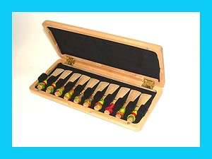 Bassoon Reed Case, Solid Wood, For 10 Reeds. Beautiful Nature Finish 