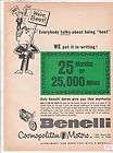 Benelli vintage motorcycle advertisement Ad art 1966 Vi