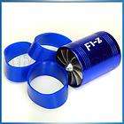   Air Intake Fuel Saver Fan with Double Propeller   Blue High Quality