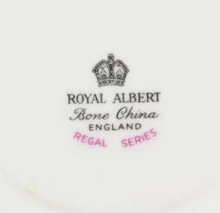 Royal Albert English Bone China Regal Series Dark Green Saucer 5.5 